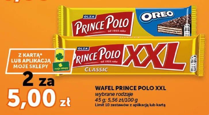 Wafel Prince Polo XXL Classic promocja w Euro Sklep