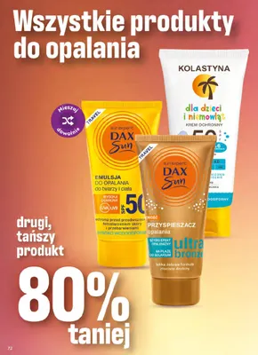 Emulsja do opalania Dax Sun Sun Expert SPF 50 promocja w Dino