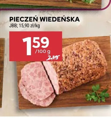 Pieczeń Wiedeńska JBB promocja w Stokrotka