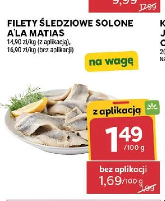 Filety śledziowe solone a'la Matias promocja w Stokrotka