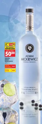 Wódka premium 1 l promocja w Biedronka