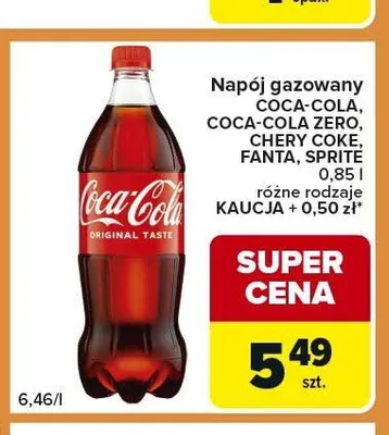 Napój gazowany Fanta promocja w Carrefour Express