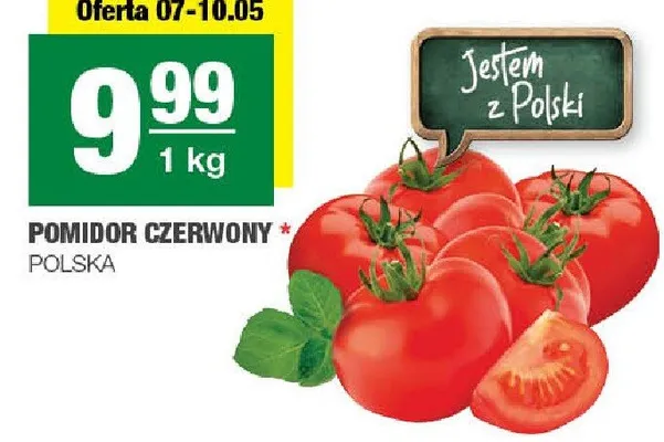 Pomidor czerwony polski promocja w SPAR