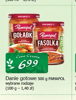 Danie gotowe Pamapol promocja w CEZAR Delikatesy