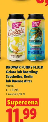 Piwo Browar Funky Fluid Boarding Buenos Aires promocja w Lidl
