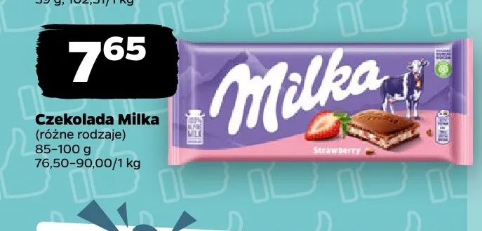 Czekolada Milka promocja w Netto