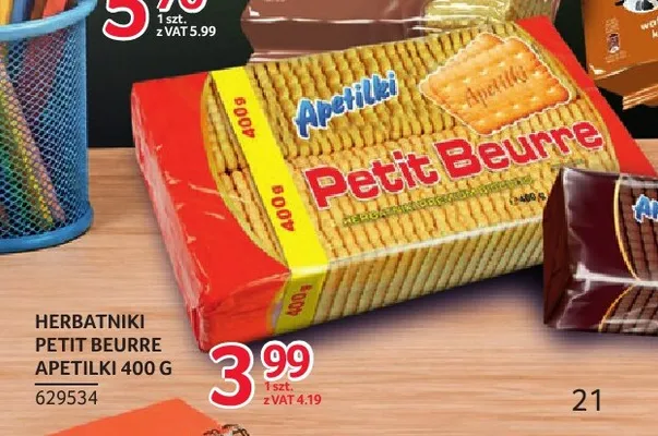 Herbatniki Petit Beurre Apetilki promocja w Selgros