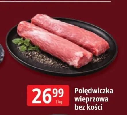 Polędwiczka wieprzowa bez kości promocja w Leclerc