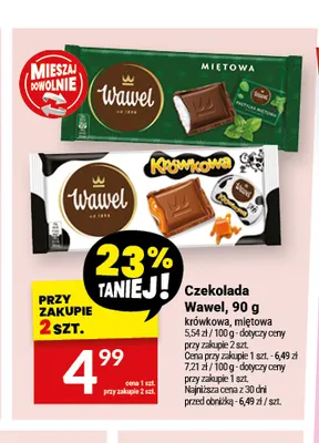 Czekolada Wawel krówkowa promocja w Twój Market