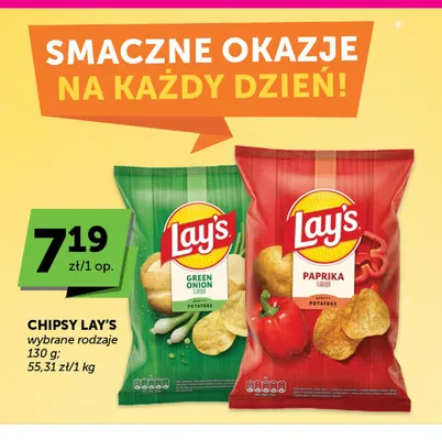 Chipsy Lay's Green Onion promocja w ABC