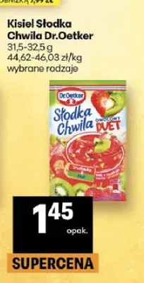 Kisiel Słodka Chwila owocowy duet truskawka kiwi Dr.Oetker promocja w Delikatesy Centrum