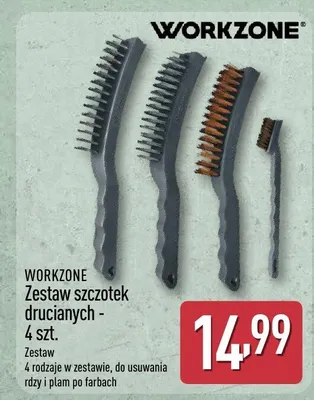 Zestaw szczotek drucianých - 4 szt. promocja w Aldi