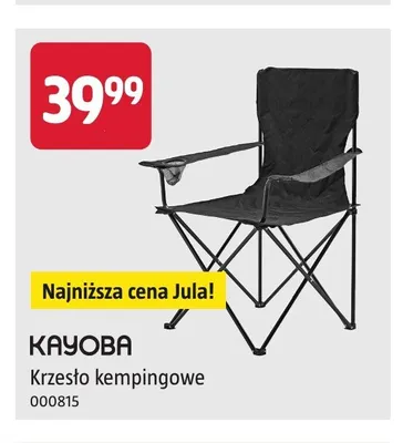 Krzesło kempingowe Kayoba promocja w Jula