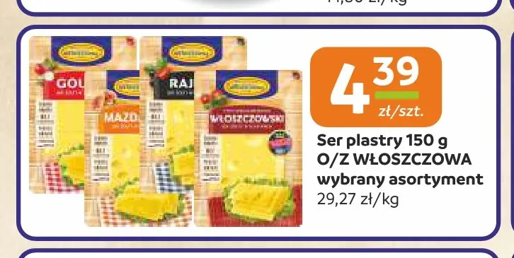 Ser w plastrach Włoszczowa promocja w Społem Częstochowa