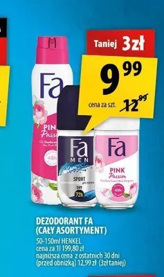 Dezodorant Fa Men Sport roll-on promocja w Arhelan
