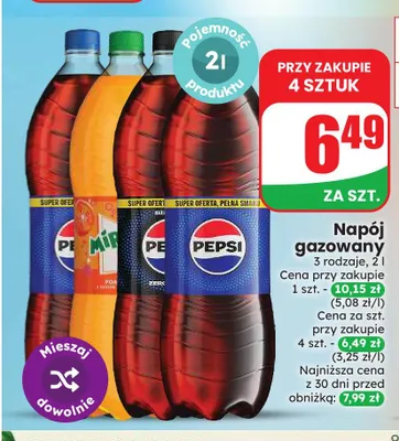 Napój gazowany Pepsi promocja w Dino