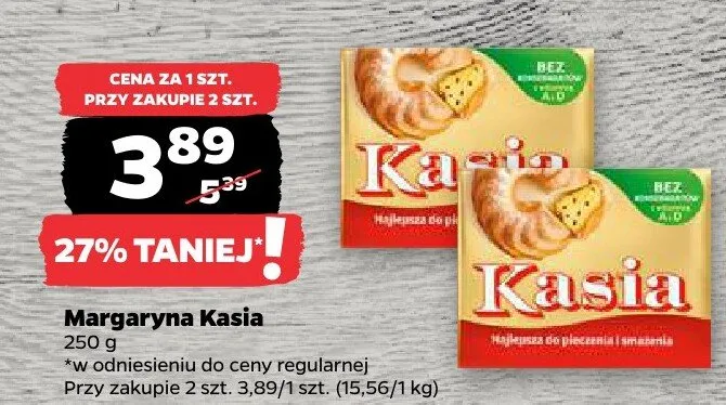 Margaryna Kasia promocja w Netto