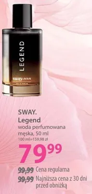 Woda perfumowana męska Sway. Legend promocja w Hebe