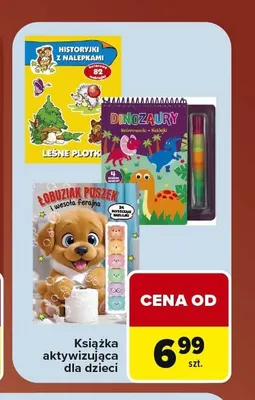 Książka aktywizująca dla dzieci promocja w Carrefour
