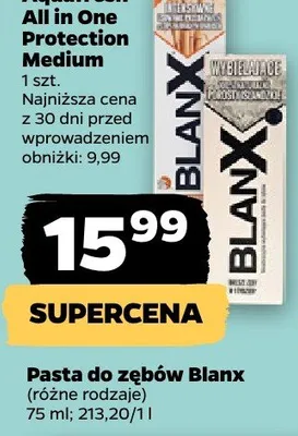 Pasta do zębów Blanx promocja w Netto