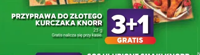 Przyprawa do złotego kurczaka Knorr promocja w Stokrotka