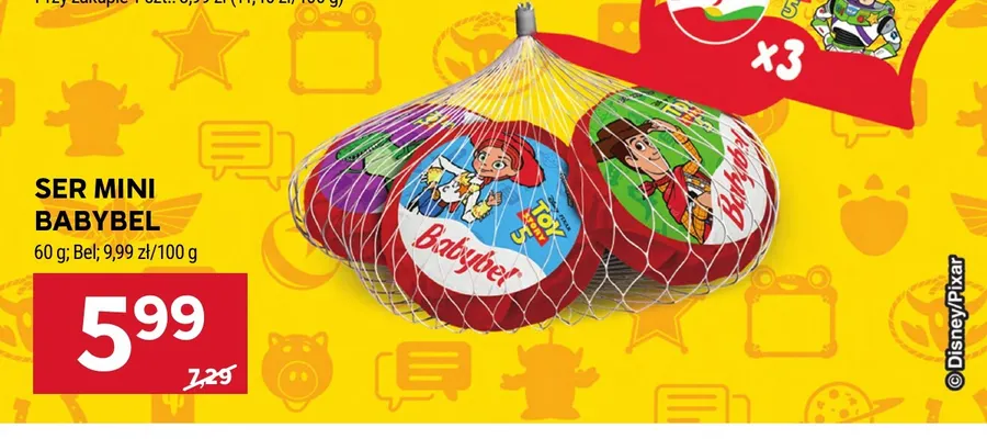 Ser mini Babybel promocja w Stokrotka
