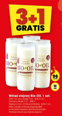 Wkład olejowy Bio-Oil 96 godzin 12cm promocja w Twój Market