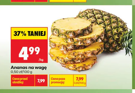 Ananas promocja w Biedronka