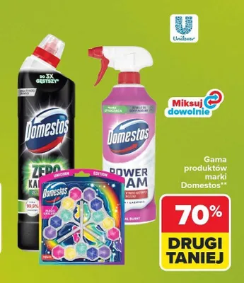 Żel do WC Domestos Zero Kamienia Unicorn Edition promocja w Carrefour