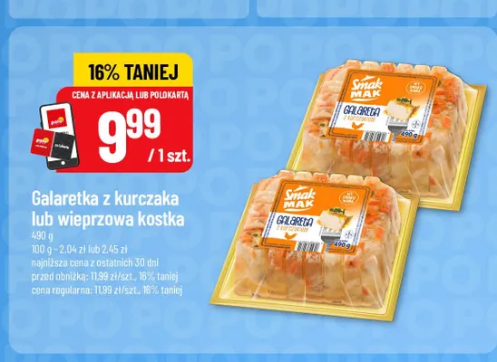 Galaretka z kurczaka Smak Mak promocja w POLOmarket