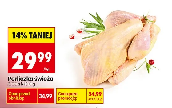 Perliczka świeża promocja w Biedronka