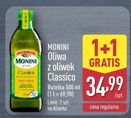 Oliwa z oliwek Classico promocja w Aldi