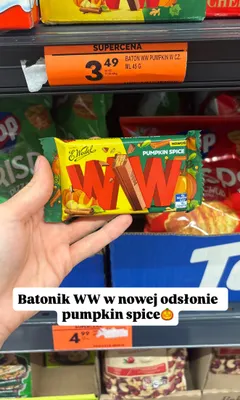 Baton WW E.Wedel Pumpkin Spice promocja w Biedronka