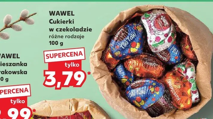 Cukierki w czekoladzie różne rodzaje promocja w Kaufland