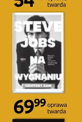 Książka Steve Jobs na wygnaniu Geoffrey Cain oprawa twarda promocja w Empik