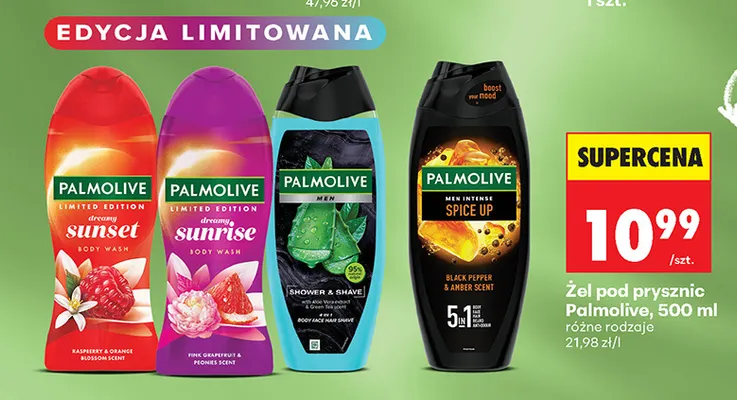 Żel pod prysznic Palmolive Men Shower & Shave promocja w Biedronka