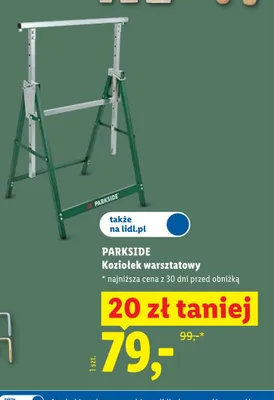 Koziołek warsztatowy Parkside promocja w Lidl