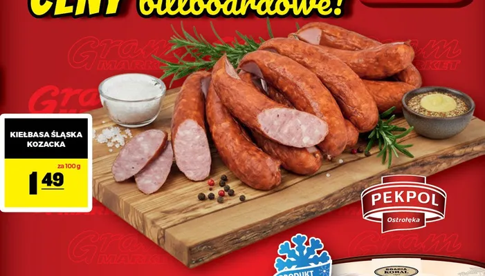 Kiełbasa śląska Morliny promocja w Gram Market
