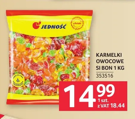 Karmelki owocowe Si Bon promocja w Selgros