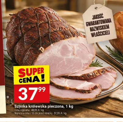 Szynka królewska pieczona Białecki Wędzarnia promocja w Twój Market