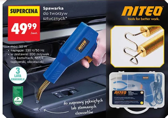 Spawarka do tworzyw sztucznych Niteo promocja w Biedronka