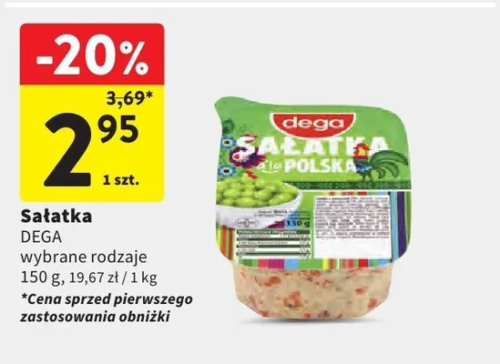 Sałatka promocja w Intermarche