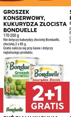 Groszek konserwowy Bonduelle promocja w Stokrotka