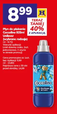 Płyn do płukania Coccolino Perfume & Care promocja w Hitpol