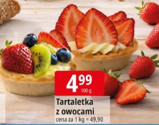 Tartaletka z owocami promocja w Leclerc