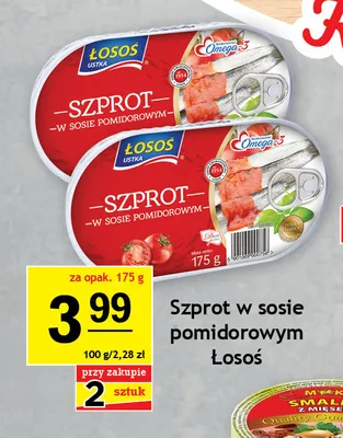 Szprot w sosie pomidorowym Łosoś promocja w Gram Market