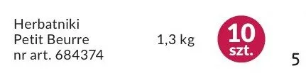 Herbatniki Petit Beurre promocja w Makro