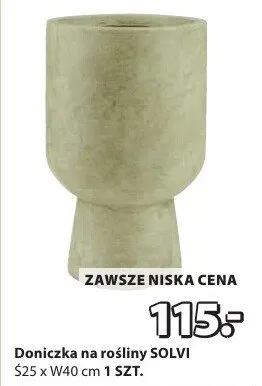 Doniczka na rośliny SOLVI promocja w Jysk
