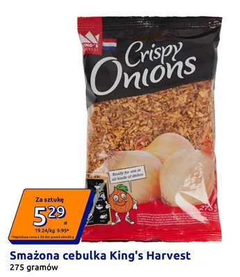 Smażona cebulka King's Harvest promocja w Action