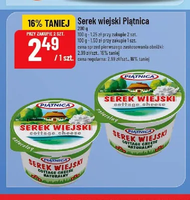 Serek wiejski Piątnica promocja w POLOmarket